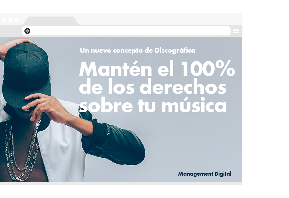 Mantén el 100% de los derechos de tu música