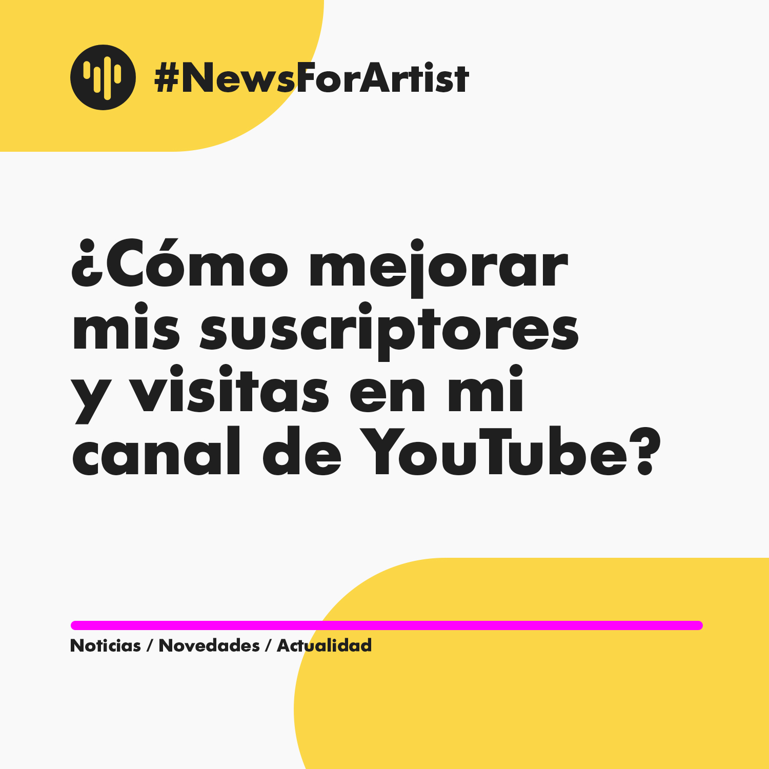 Cómo mejorar suscripciones y visitas al canal de YouTube Portadilla