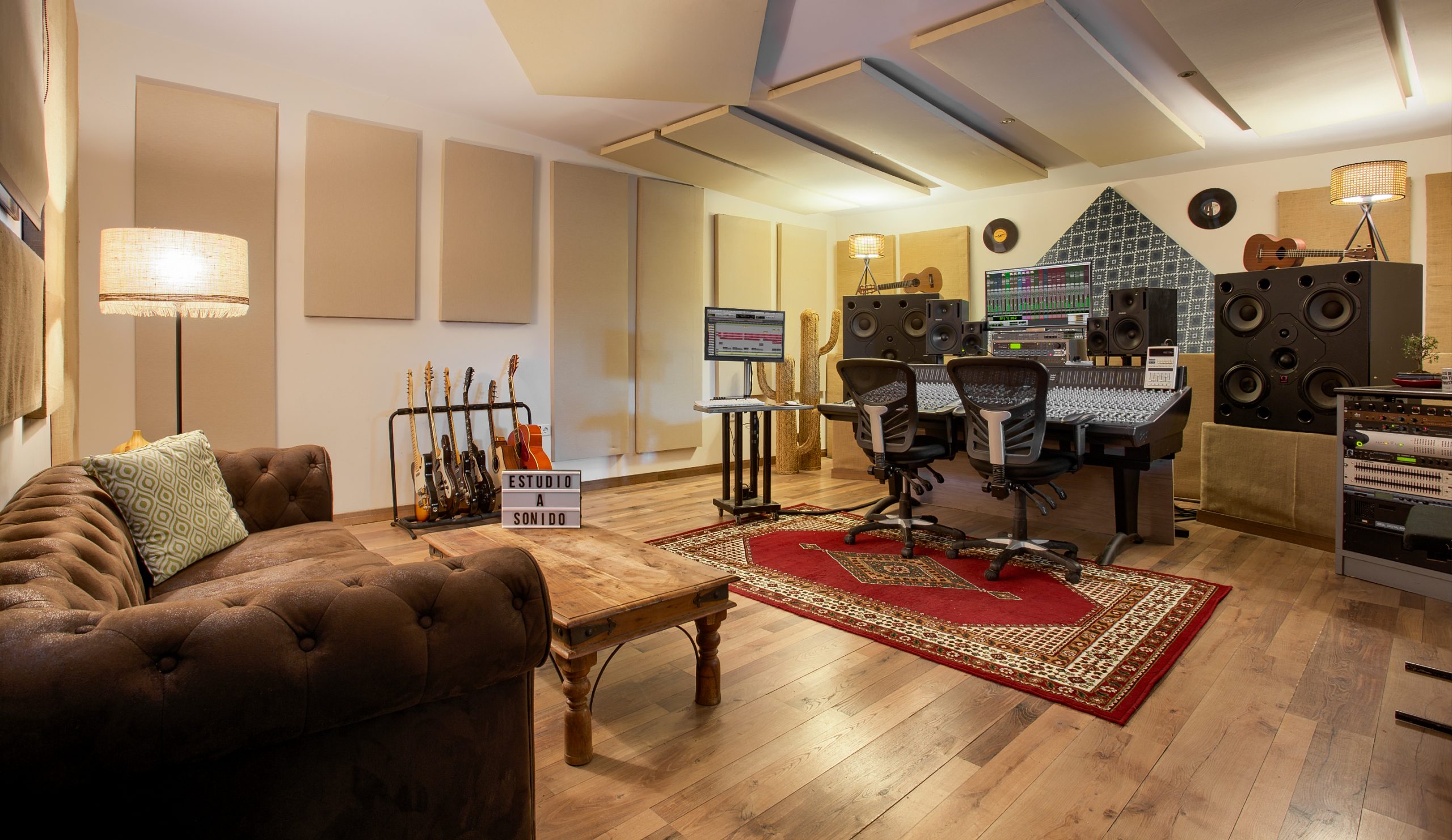 Distribución digital de música - estudio de grabación