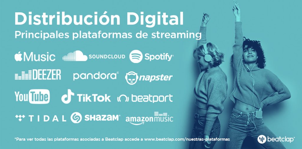 Resumen de plataformas donde puedes distribuir tu música con Beatclap