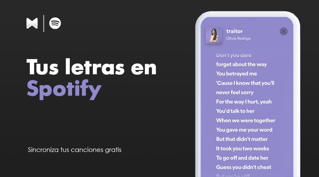 Portadilla sobre cómo poner letras en Spotify