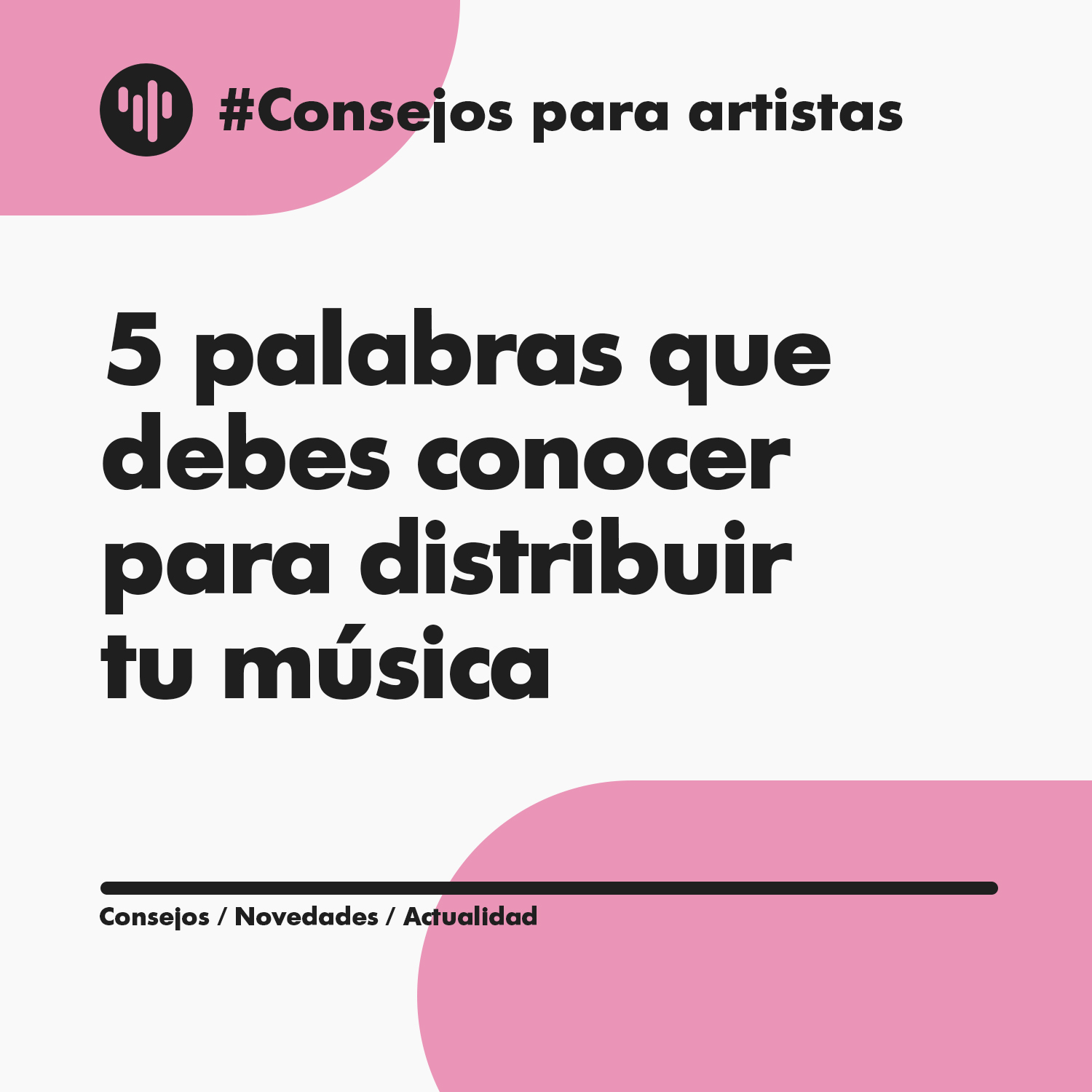 distribuir música online portada glosario música